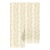 Garden Leaf Stripe Grasscloth Wallpaper by House Party | Rattan & White | 6 Yards For Sale