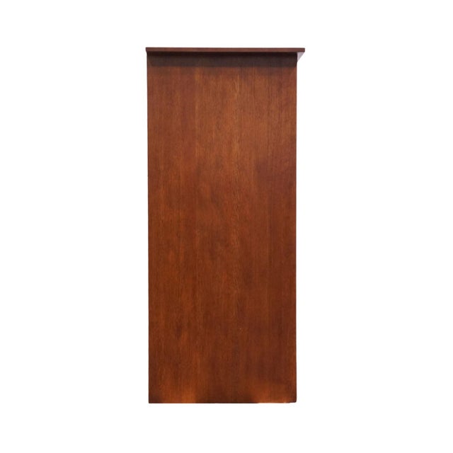 Stickley Furniture Harvey Ellis Solid Cherry Arts & Crafts Mission Style 51" Media Cabinet 89-1146 - #32 Onondaga Finish For Sale - Image 13 of 13
