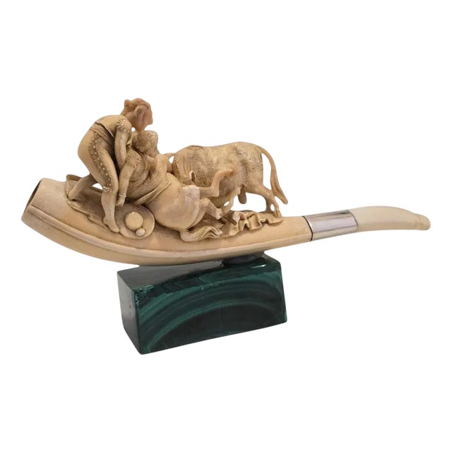 Antique Meerschaum Pipe Bullfight Scene, 1870 For Sale