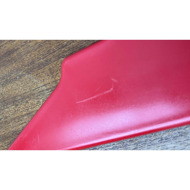Mid-Century Modern German Red Space Age Coat Hanger, 1960s, Set of 3 For Sale - Image 10 of 18