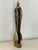 Vintage Brass Peacock Folding Fireplace Screen With Shell Motif For Sale - Image 4 of 15