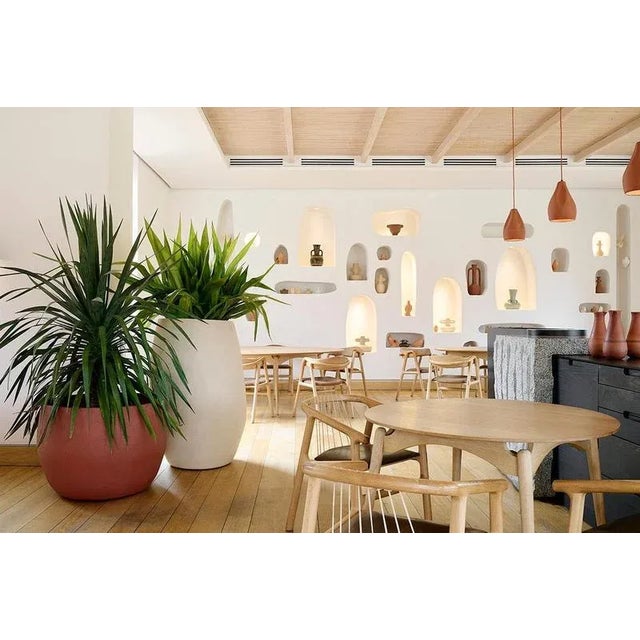 Pebble Medium Brown Planter by Indigenus For Sale - Image 12 of 13