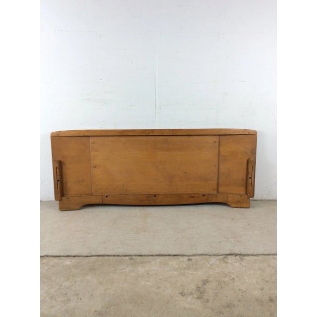 Mid Century Modern Headboard & Footboard by Heywood Wakefield For Sale - Image 11 of 12