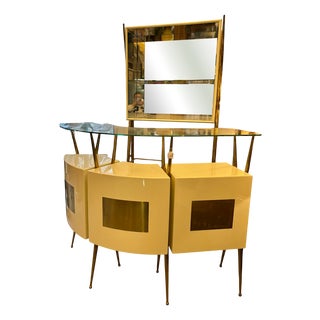 Lacquered Bar Counter by Gio Ponti, Italy, 1950s, Set of 2 For Sale