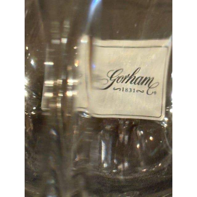 Glass Early 21st Century Gorham Lady Anne Decanter With Stopper For Sale - Image 7 of 7