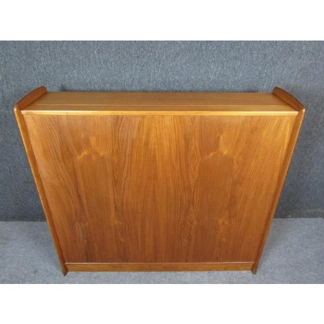 Mid 20th Century h.p. Hansen Designed Folding Danish Teak Dry Bar For Sale In New York - Image 6 of 12