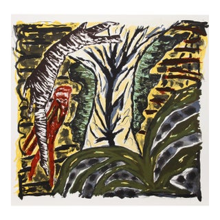 El Santurio De Chimayo, 1986 Signed Lithograph by Gregory Amenoff For Sale