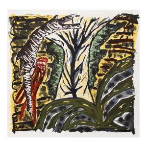 El Santurio De Chimayo, 1986 Signed Lithograph by Gregory Amenoff