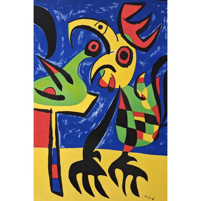 Joan Miro, Dog Barking at the Moon, 1952, Lithograph For Sale - Image 4 of 8