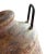 2000s Terracotta Pottery Vase With Metal Handles For Sale - Image 4 of 4