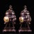 Traditional Late 20th Century Pair of Gilt Bronze Cloisonné Enamel Elephant Incense Burners For Sale - Image 3 of 9