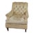 Vintage Tufted Velvet Armchair – Cream Accent Chair. Signature Kroehler Designs For Sale