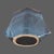 Ceramic Mid-Century Modern Glazed Pottery Unusual Form Blue Vase For Sale - Image 7 of 8