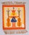 Polish Hand-Knotted Square Wall Tapestry with Musician Motif, 1960s For Sale - Image 12 of 12