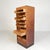 Brown Oak Roller Shutter Cabinet, 1930s For Sale - Image 8 of 18