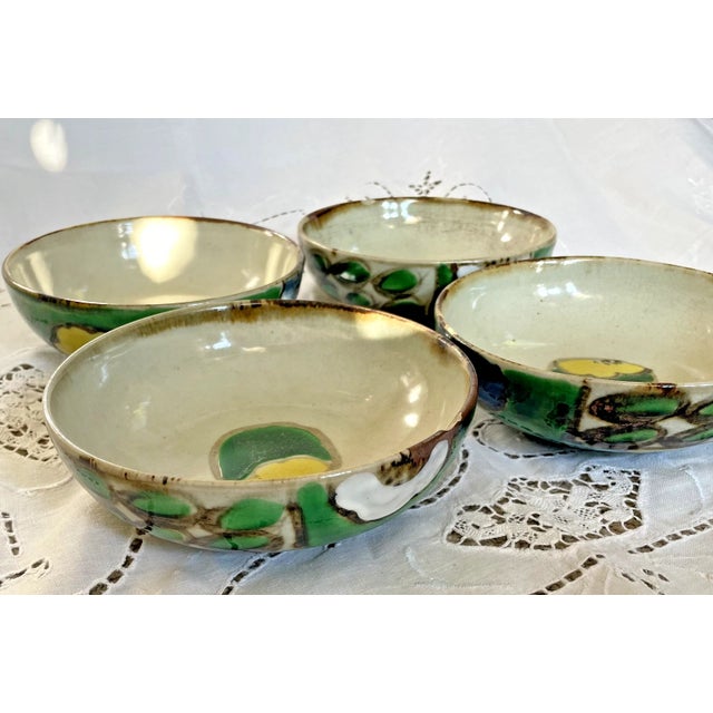 Mid 20th Century Japanese Hand Painted Pottery Tea Set- 21 Pieces For Sale In Los Angeles - Image 6 of 15