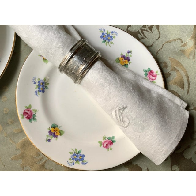 1930s 1930s English Staffordshire Hand-Painted Floral Breakfast China Set For Sale - Image 5 of 10