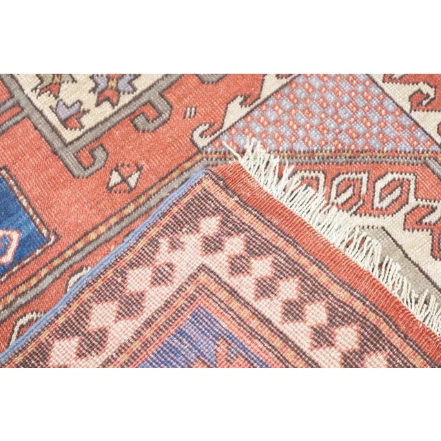 Antique Kazak Rug 5'5'' x 8'6'' For Sale - Image 4 of 12