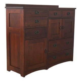 Michaels Mission Style Cherry Mule Dresser For Sale