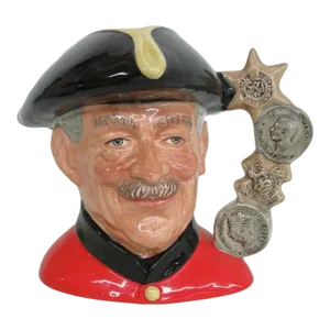Royal Doulton Chelsea Pensioner D6817 English Porcelain Character Mug