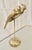 Mid-Century Hollywood Regency Solid Brass Lovebirds on Perch Stand For Sale - Image 12 of 16