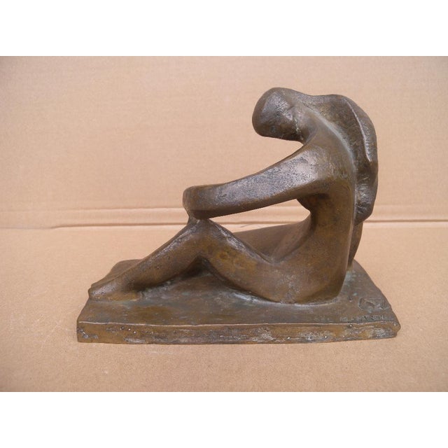 Joel & Jan Martel, Art Deco Bronze Figure Sculpture, 1930s, Bronze For Sale - Image 3 of 18