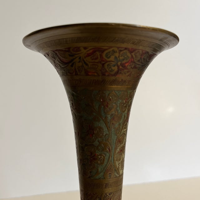 Mid 20th Century Reticulated Footed Bowl and Two Vases, Made in India- 3 Pieces For Sale - Image 11 of 12