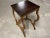 Wood Late 20th Century Small Side Table With Curvilinear Legs For Sale - Image 7 of 7