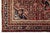 Vintage Hamadan Hand-Knotted Wool Rug With Geometric Medallion – Red & Navy For Sale In New York - Image 6 of 9