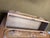 Tan Vintage Chest With Original Appliqués and Pear Carved Handles, Racetrack Molding Drawers For Sale - Image 8 of 12