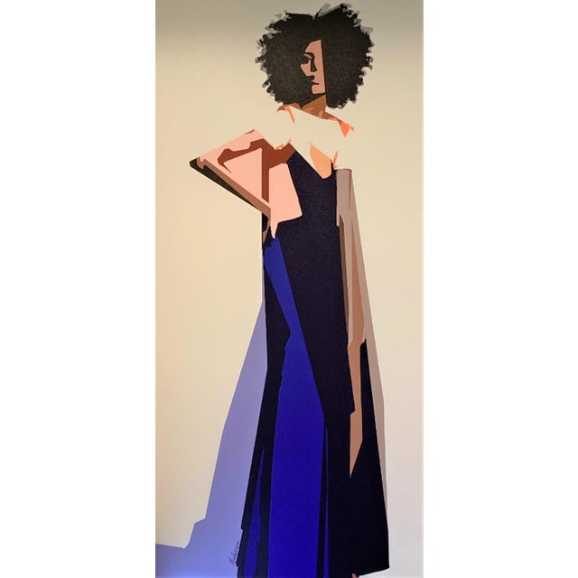 Contemporary Standing Woman Painting by Dale Hackerman For Sale - Image 3 of 3