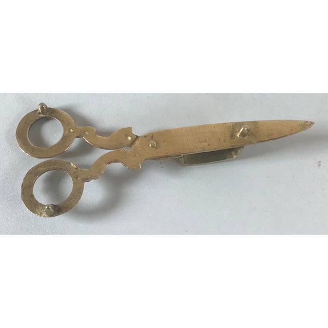 Victorian Brass Candle Snuffing Cutting Scissors Chairish