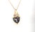 10K Yellow Gold Trilliant Synthetic Alexandrite & Diamond Jewelry Set Elevate your collection with this exquisite vintage-...