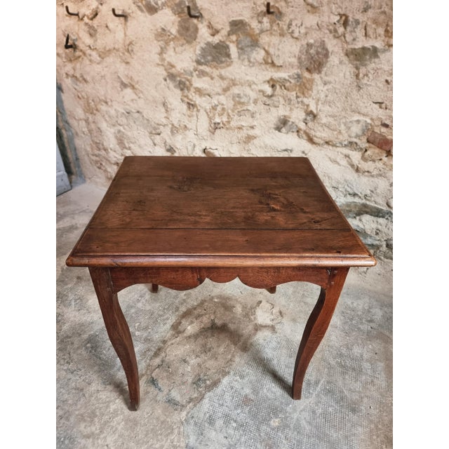 18th Century Provincial Louis XV Oak Side Table For Sale - Image 11 of 14
