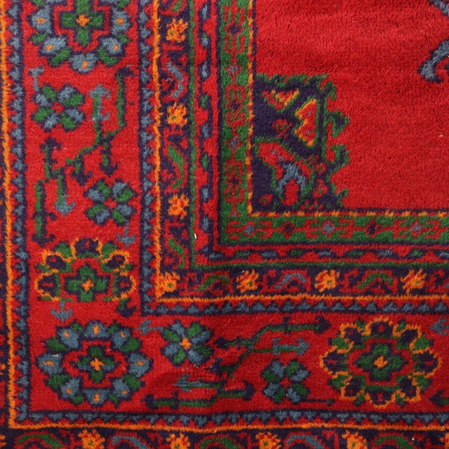 Ushak Rug in Wool and Cotton For Sale - Image 5 of 13