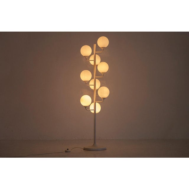 Metal Space Age Floor Lamp by Pako, 1960s For Sale - Image 7 of 8