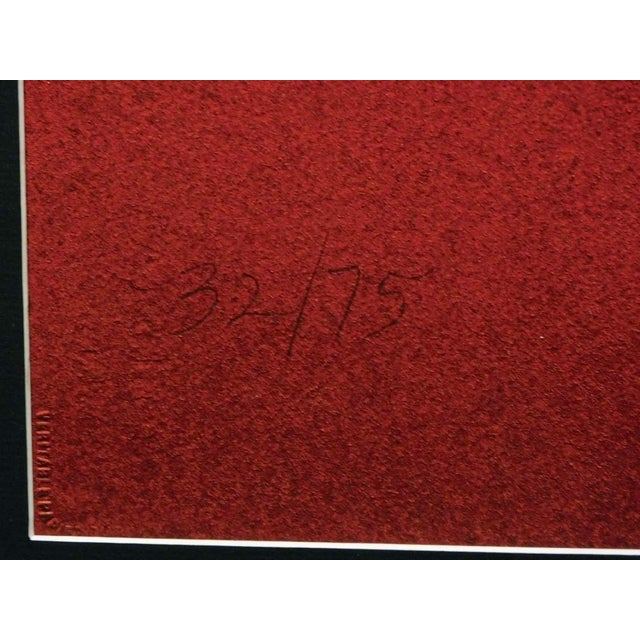 Paul Maxwell "#515 Reflected Arch" Signed Framed Stencil Casting 3-D Print For Sale In Denver - Image 6 of 10