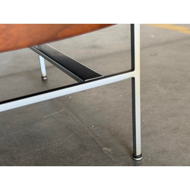 1950s George Nelson for Herman Miller Coffee Table - Model 5756 - Walnut + Aluminum For Sale - Image 9 of 12
