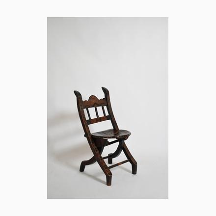 Vintage Wooden Senoufo Chair, 1960s For Sale - Image 6 of 6