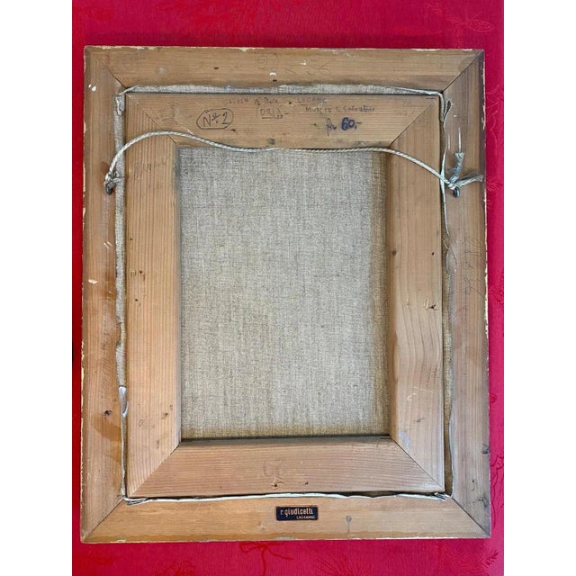 E. Bernasconi, Monte San Salvatore Lugano, Oil on Canvas For Sale - Image 8 of 9