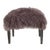 Mauve Tibetan Lamb Bench Ottoman For Sale