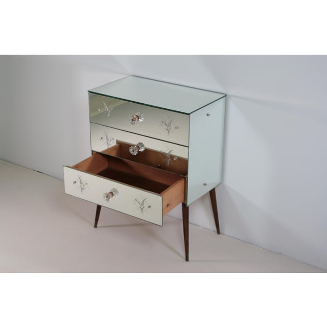 Art Deco Mirrored Chest of Drawers, 1950s For Sale - Image 9 of 15