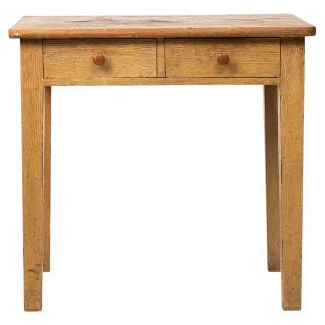 19th Century Simple Swedish Faux Paint Side Table For Sale - Image 10 of 10