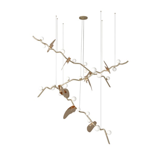 Almond Suspension Lamp by Creativemary For Sale - Image 11 of 11