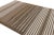Rug & Kilim Rug & Kilim’s Contemporary Dhurrie Rug in Brown and White Stripes For Sale - Image 4 of 7