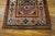 1890s Multicolor Medallion Antique Caucasian Moghan Rug 3'5" X 9'5" Handknotted Wool Carpet For Sale - Image 4 of 5