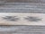 1980s Chimayo Ortega Gray Blue Beige Geometric Runner Weaving With Label For Sale - Image 5 of 5