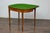 English 19th Century Neoclassical Demi-Lune Game Table with Inlaid Apron For Sale - Image 11 of 12