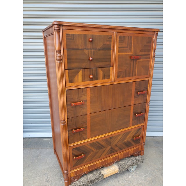 Wood 1930s Art Deco Dresser For Sale - Image 7 of 18