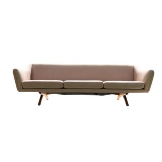 Mid-Century Danish Model Ml 140 Sofa by Illum Wikkelsø, 1960s For Sale
